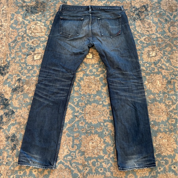 Banana Republic Men's Vintage Straight Blue Jeans Size 34 x 32 - Picture 4 of 7